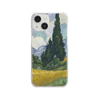 SONOTENI-ARTの005-015　ゴッホ　『糸杉のある麦畑』　クリア　スマホケース　iPhone 13mini/12mini/11Pro専用デザイン　CC4 Clear Smartphone Case