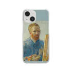 SONOTENI-ARTの005-020　ゴッホ　『画家としての自画像』　クリア　スマホケース　iPhone 13mini/12mini/11Pro専用デザイン　CC4 Clear Smartphone Case