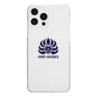 【ドット絵】ネコブレ商店のINARIHeroes Logo 紺 Clear Smartphone Case