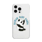 LalaHangeulのKawaii Baby Panda Clear Smartphone Case