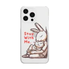 BeachBunnyのうさぎとねこ　Stay With Me Clear Smartphone Case