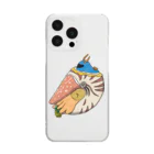 Drecome_Designの貝のない貝と貝のあるnot貝 Clear Smartphone Case
