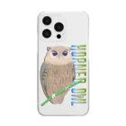 LalaHangeulのHORNED OWL (ミミズク) Clear Smartphone Case