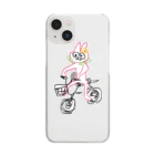 ゆめぴのぷりきゅ自転車乗れます Clear Smartphone Case