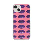 DívkaのLIP♡LIP♡LIP_PK Clear Smartphone Case