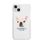 DOG FACEのフレンチブルドッグ【わんデザイン 6月】 Clear Smartphone Case