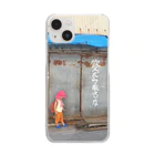 unokimiの飲んだら乗るな Clear Smartphone Case