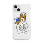 SANNO CREATIONSのDog in Music Clear Smartphone Case