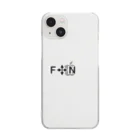 FUCKINONのFNロゴ Clear Smartphone Case