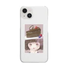 ツナこのチョコハットガール Clear Smartphone Case