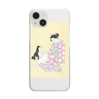 keeeeeep smilingのsweet life / チュッパチャプスとわたし Clear Smartphone Case