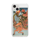 寿めでたや(ukiyoe)のUKIYOE 浮世絵 SAMURAI；水滸伝豪傑 Clear Smartphone Case