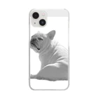 ロキの店の座り犬 Clear Smartphone Case