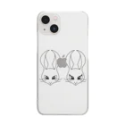 ENのEN bunny Clear Smartphone Case