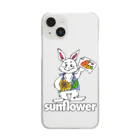 sunflowerのsunflower Radhissyuちゃん クリアスマホケース