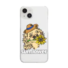 sunflowerのsunflower Borusitiくん Clear Smartphone Case