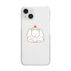 まるのねこみせのぽっちゃりしろさん　こうばこけーき Clear Smartphone Case