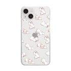 てnこSHOPの寝るてnこ Clear Smartphone Case