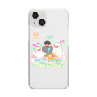 Lily bird（リリーバード）のピクニック文鳥ず Clear Smartphone Case