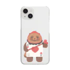 うとのぎゃらり〜🐰の不思議の国のたぬき　トランプ兵たぬき Clear Smartphone Case