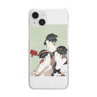 keeeeeep smilingの自撮り界隈女子 Clear Smartphone Case