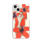 yuk.shooopの花花花 Clear Smartphone Case