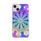 💖宇宙整体♪🌈♪こころからだチャンネル♪💖の母性回帰曼荼羅　彩りの花園へsee-through version Clear Smartphone Case