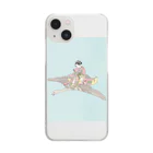 keeeeeep smilingの空活 Clear Smartphone Case