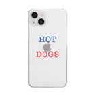 テディーのHOT DOGS Clear Smartphone Case