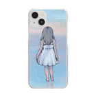 CherryBlossomのチェリーブロッサム＆あみちゃん Clear Smartphone Case