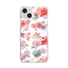 ファンスペースの花スマフォケース Clear Smartphone Case