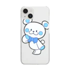 レタ(LETA)のぬいシロクマちゃん Clear Smartphone Case