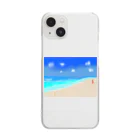 おっくんのふざけた服屋さんの夏の淡い初恋 Clear Smartphone Case