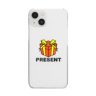 PRESENTのPRESENT クリアスマホケース