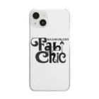 fab chic ファブシックのfab chic MAXIMUM O&S クリアスマホケース