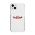 FAILUREのFAILURE 失敗バンド クリアスマホケース