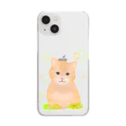 greetenの癒し猫　茶トラ Clear Smartphone Case