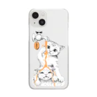 nya-mew（ニャーミュー）のヘイ！ミカジューいっちょう！ Clear Smartphone Case