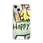 阿蘇のスピリチュアルカウンセラー綾野コトリ☆OFFICIAL SHOPのhappy_001 Clear Smartphone Case