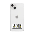 Threefall Japan Aviationの【Threefall Japan Aviation 】J3Rロゴ（TFJAバージョン:3ch手書き） Clear Smartphone Case