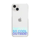 異文化交流のOH! SO COOL OUTSIDE! (お酢をください) Clear Smartphone Case