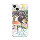 SatokostudioArtのはりねずみくんとりすちゃんの出会い Clear Smartphone Case