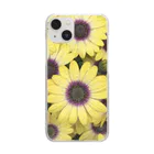 N-Photography のYellow Flowers 1 Clear Smartphone Case