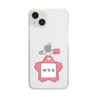 イラスト MONYAAT の幼稚園バッチ・サクラ Clear Smartphone Case