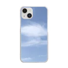 TATE3ショップの不思議な形の雲02 Clear Smartphone Case