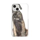 【CPPAS】Custom Pet Portrait Art Studioのクールなアイリッシュウルフハウンドドッグ Clear Smartphone Case