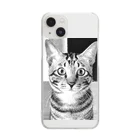 マフィア猫アイテムのマフィア猫アイテム　シリーズ　ハスキーの子分2ロキのアイテム Clear Smartphone Case