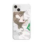 Ran.のpersistent love【green】 Clear Smartphone Case