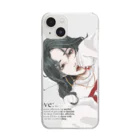 Ran.のpersistent love【red】 Clear Smartphone Case