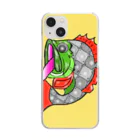 Crazy-fish-world3のストロング フィッシュ Clear Smartphone Case